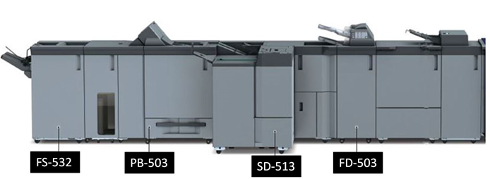 Km -product 07 AccurioPress C83hc彩色數位印刷系統  多種後加工的選擇性